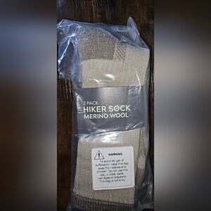 Alpine Design Merino Wool Socks - 2 Pack - Tan